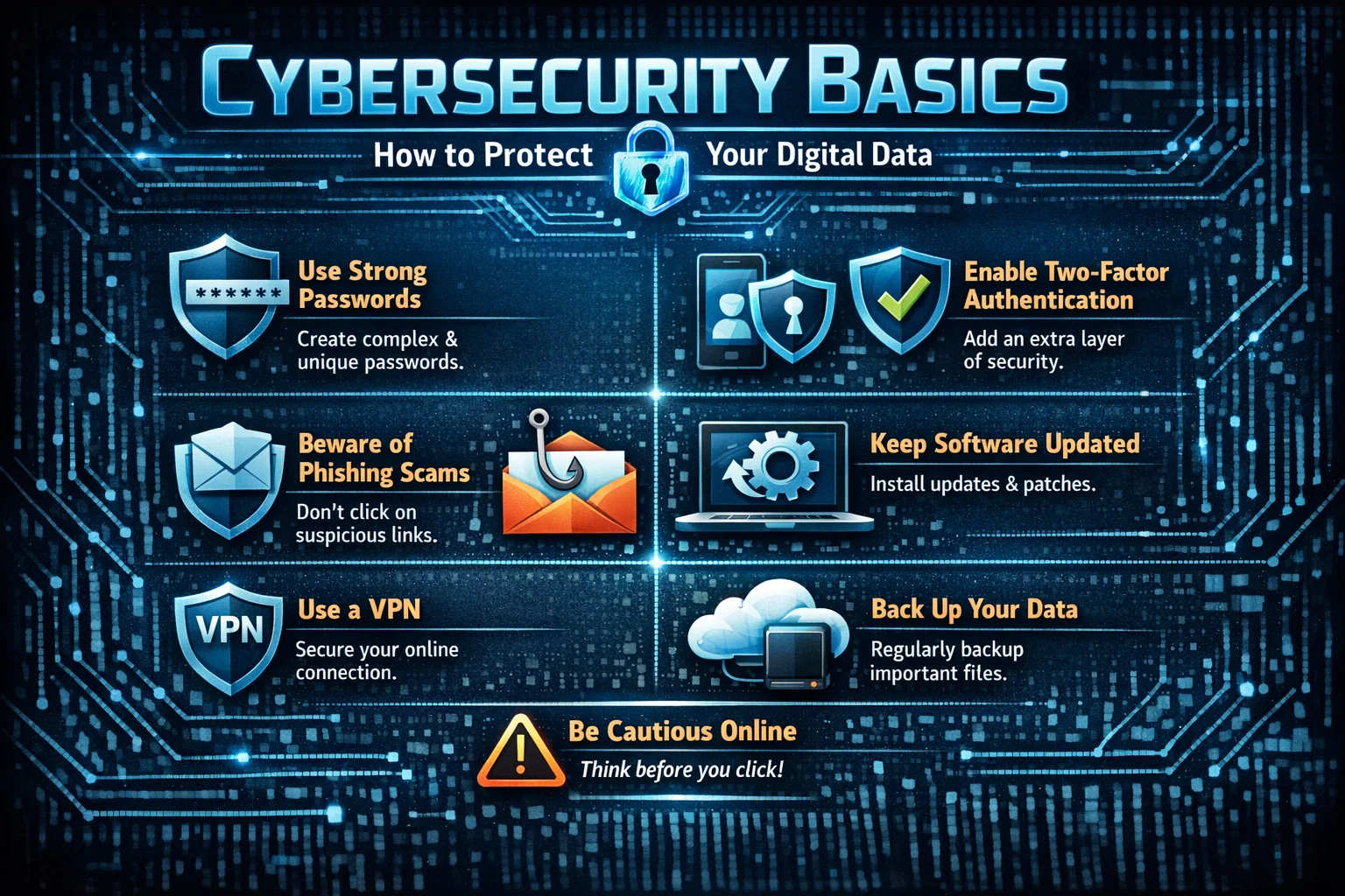 Cybersecurity Basics: How to Protect Your Digital Data Hero Image